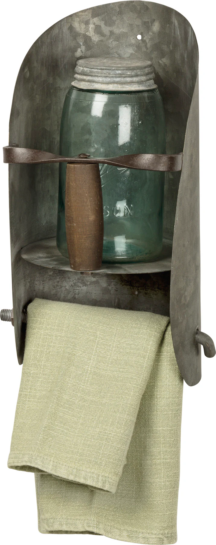 Rustic Farmhouse Scoop Toilet Paper Holder - Image 3