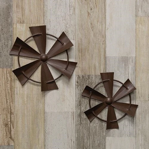 Rustic Hanging Windmill Metal 6.25" - Image 2