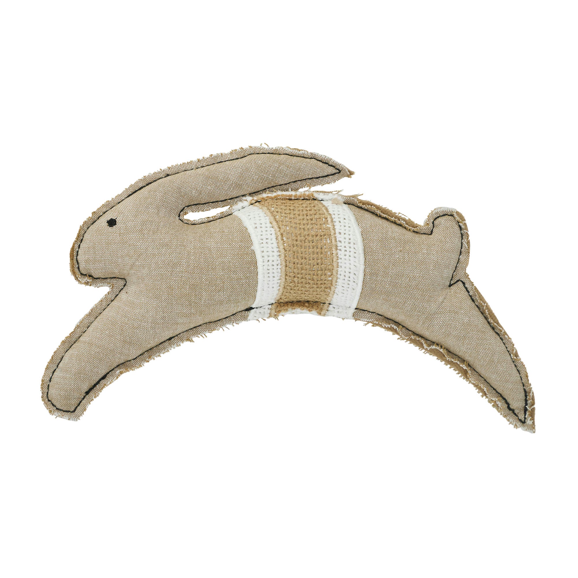 Rustic Leaping Bunny Small Decorative Pillow - Image 2
