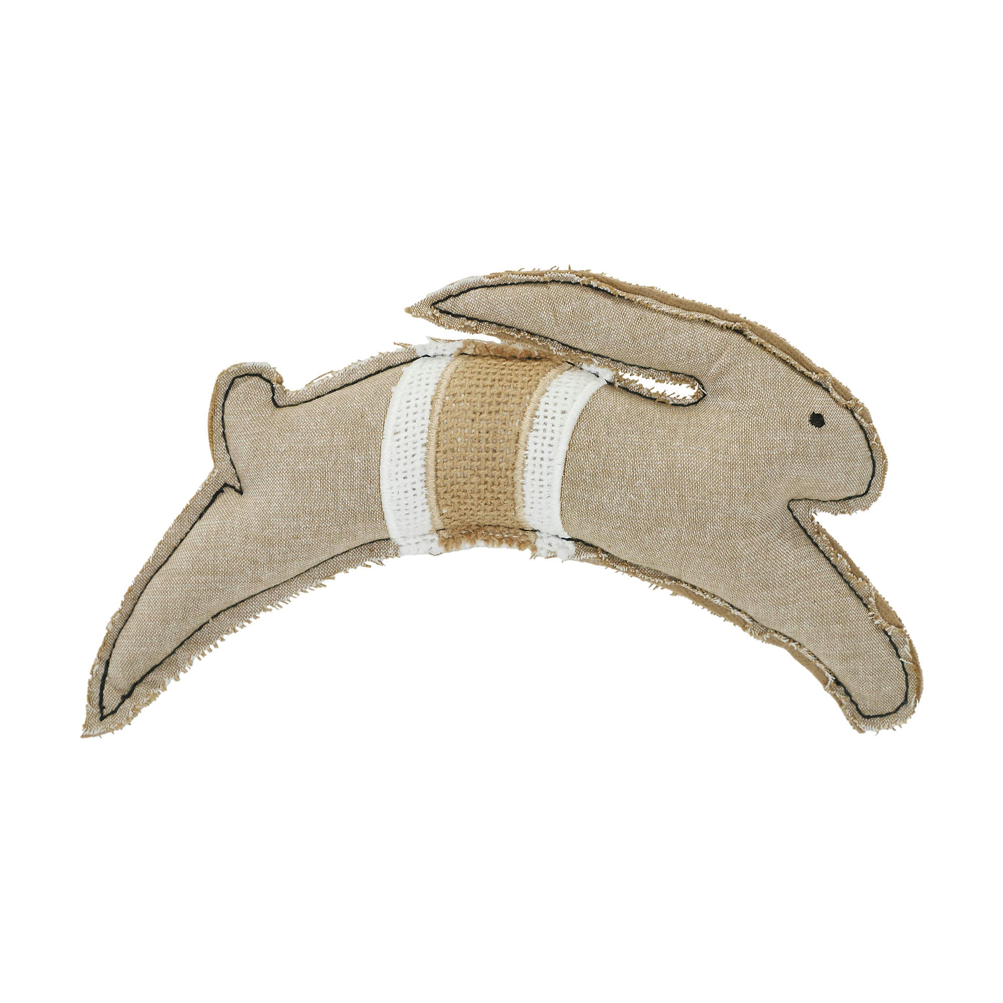Rustic Leaping Bunny Small Decorative Pillow - Image 3