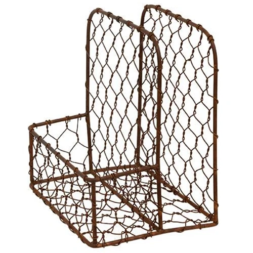 Rustic Metal Chicken Wire Napkin Holder - Image 2