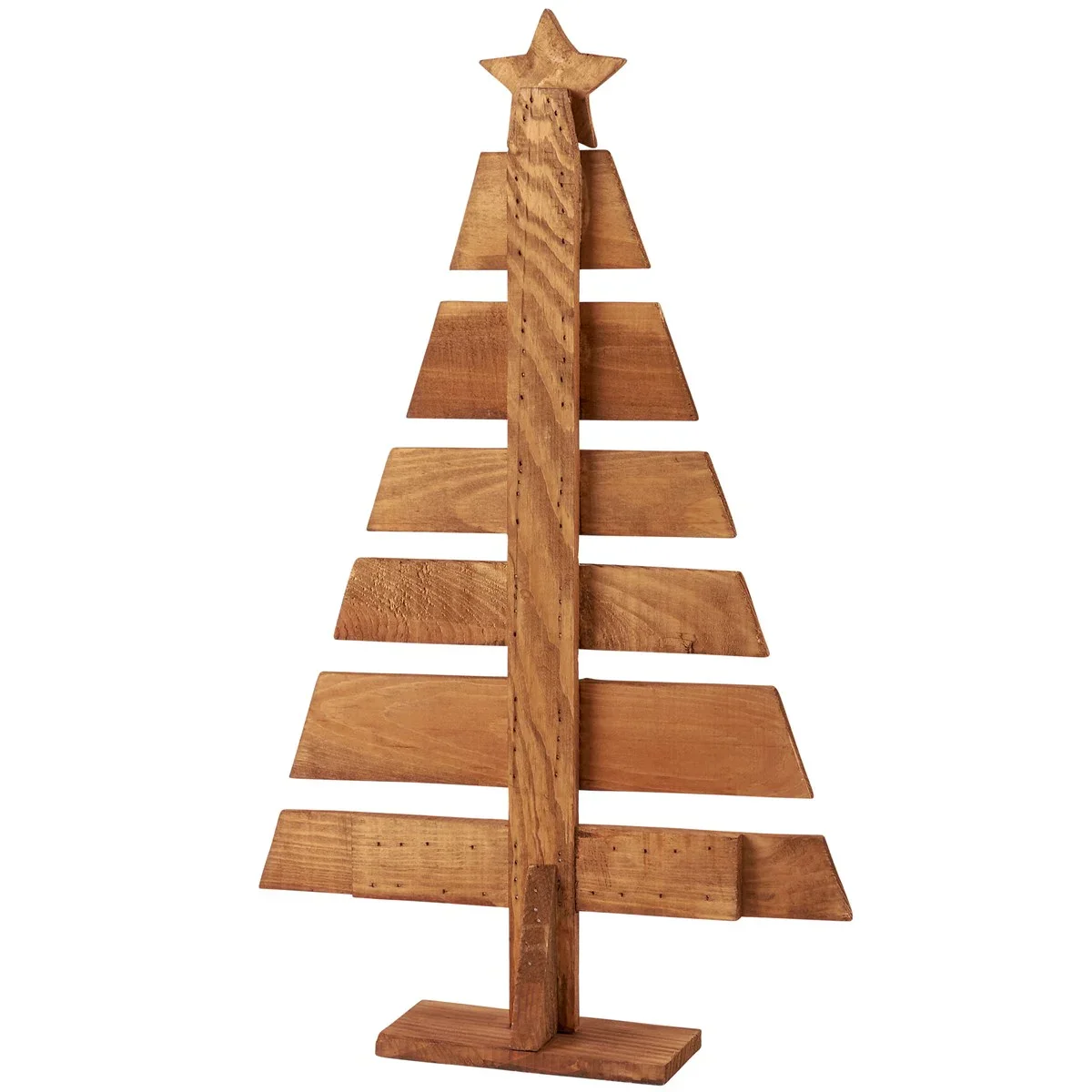 Rustic Slat Christmas Tree 19" H - Image 2