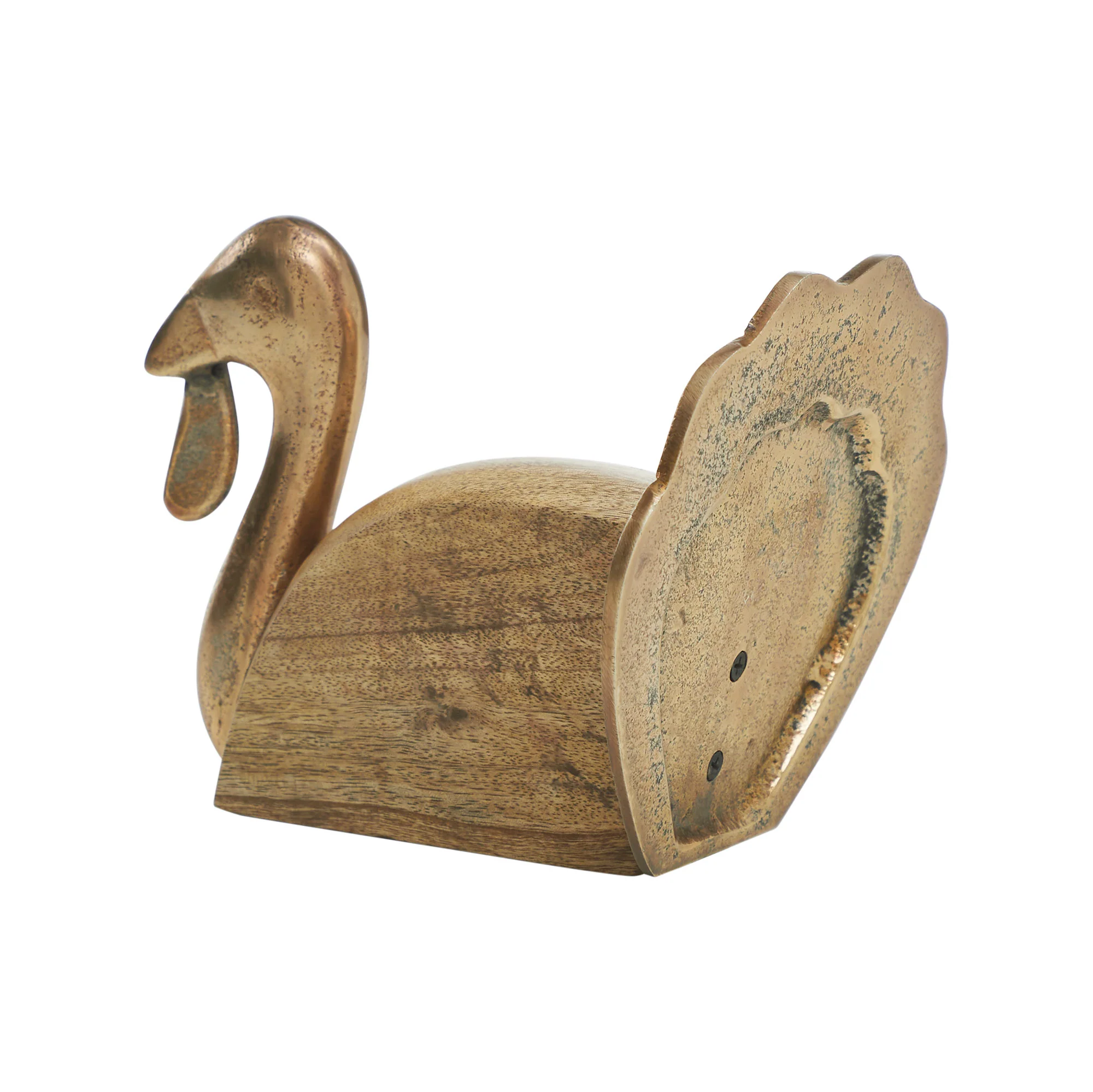 Rustic Turkey Wooden Figurine - Image 5