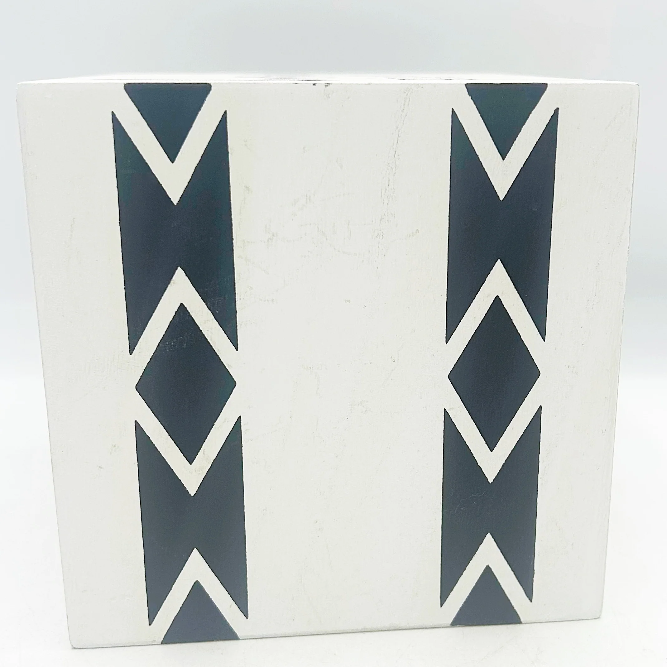 ๐ Rustic White Simply Blessed Messages Cube 5" - Image 6