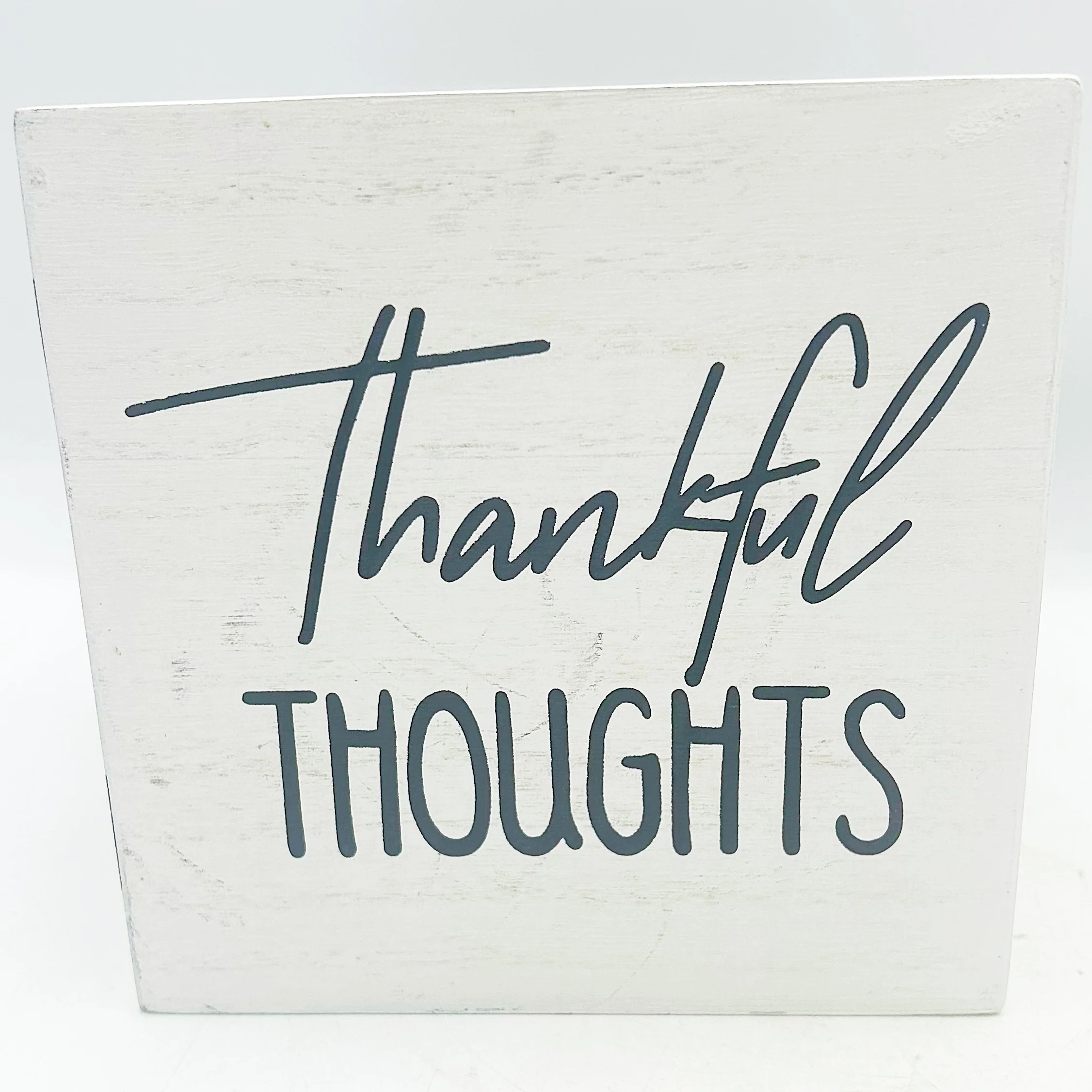 ๐ Rustic White Simply Blessed Messages Cube 5" - Image 7
