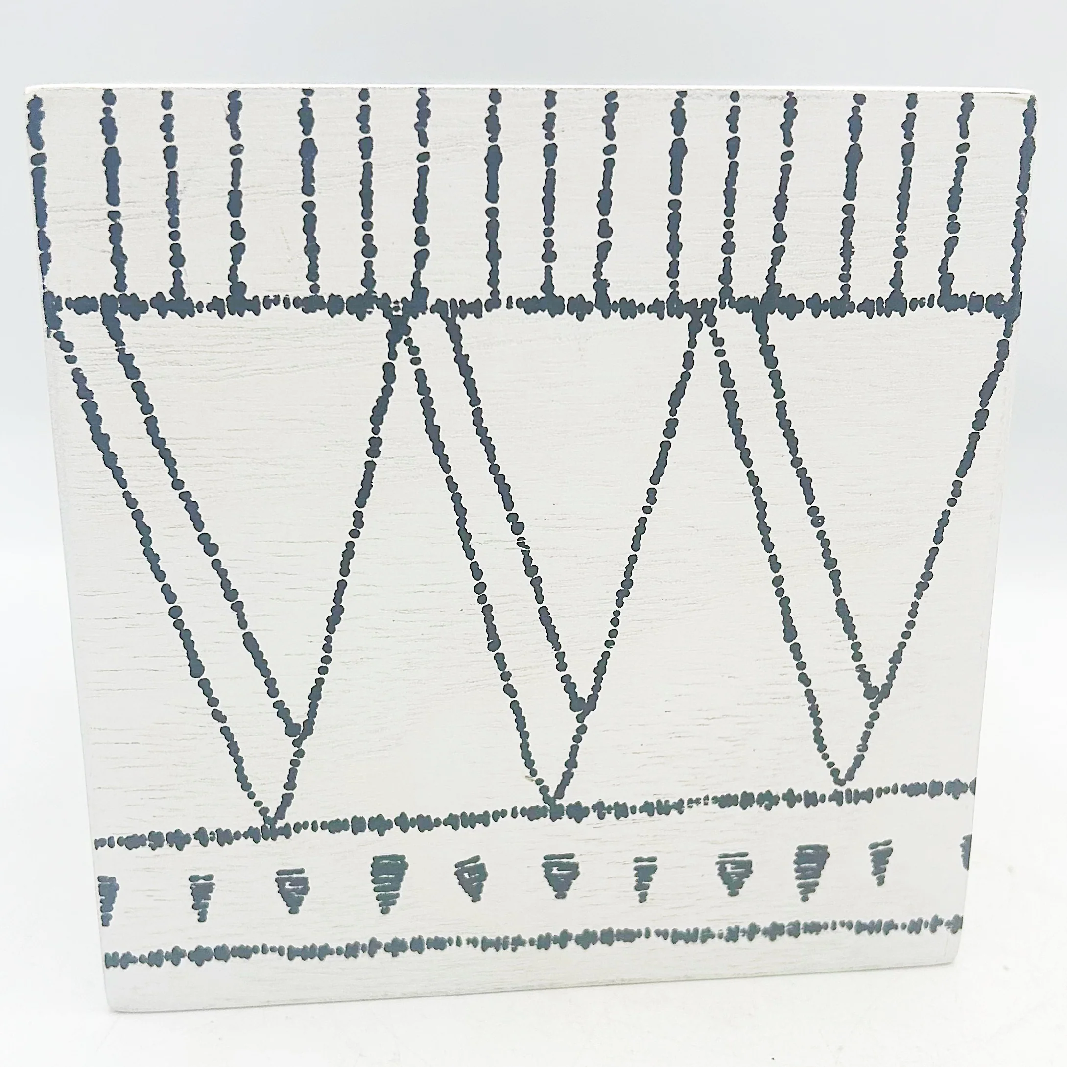 ๐ Rustic White Simply Blessed Messages Cube 5" - Image 9