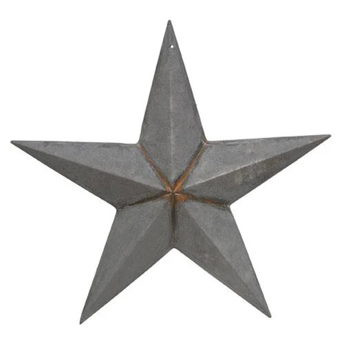 Rusty Galvanized 12" Barn Star