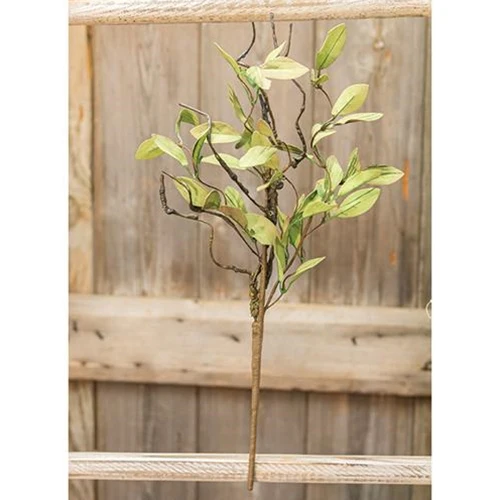 ๐ Sage Leaves & Twigs 16" Faux Pick