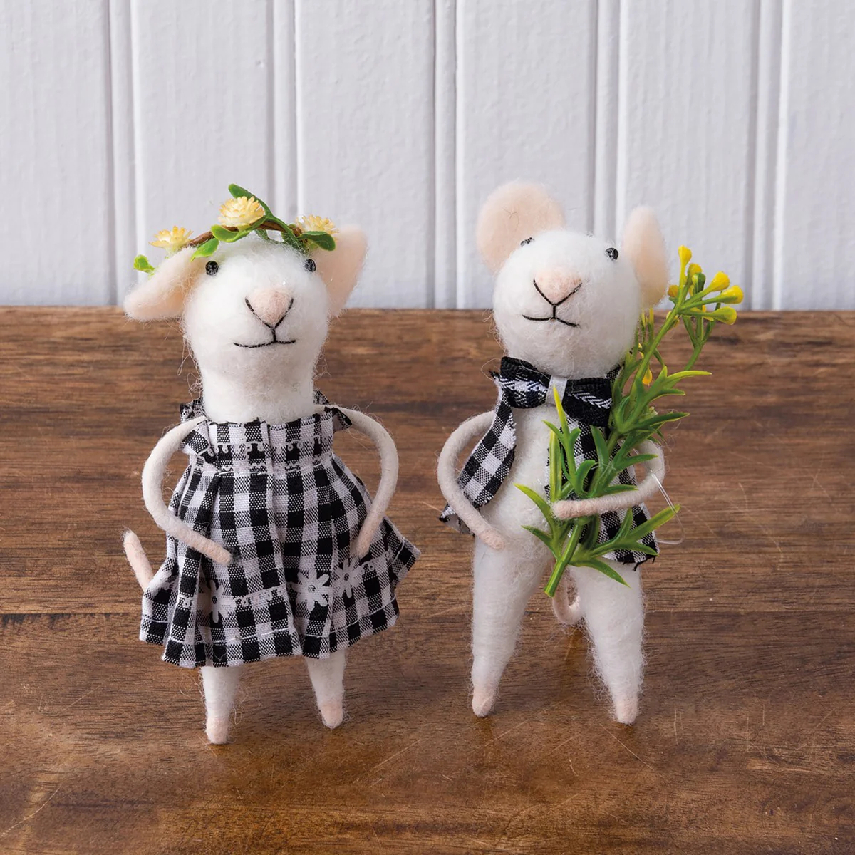 ๐ Sam And Sue Felt Mice Critter Set