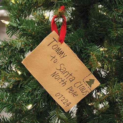 Santa Claus Letter Ornament, From Tommy - Image 2