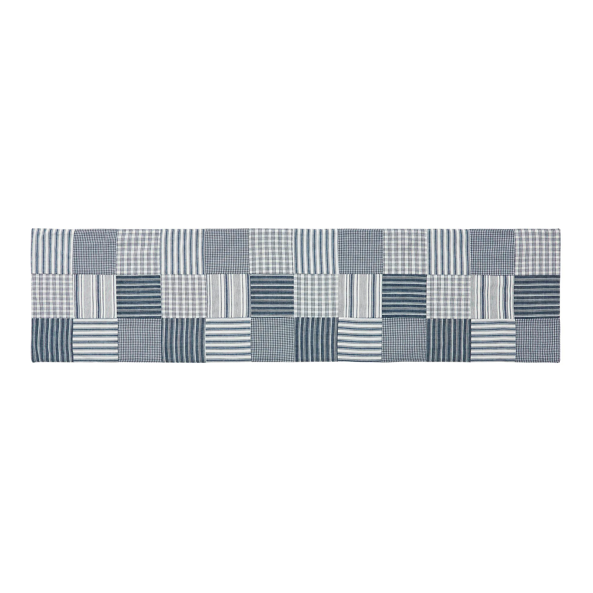 Sawyer Mill Blue 48" Quilted Table Runner - Image 3