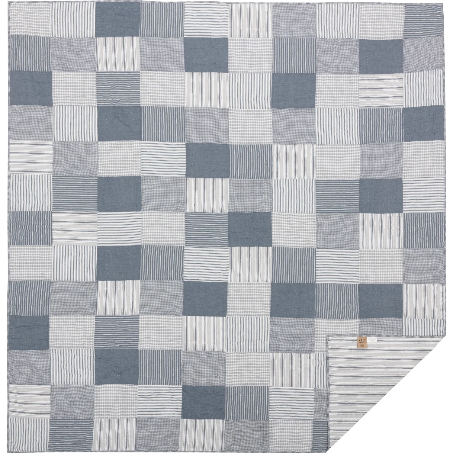 Sawyer Mill Blue Queen Quilt 90'' W x 90'' L - Image 6