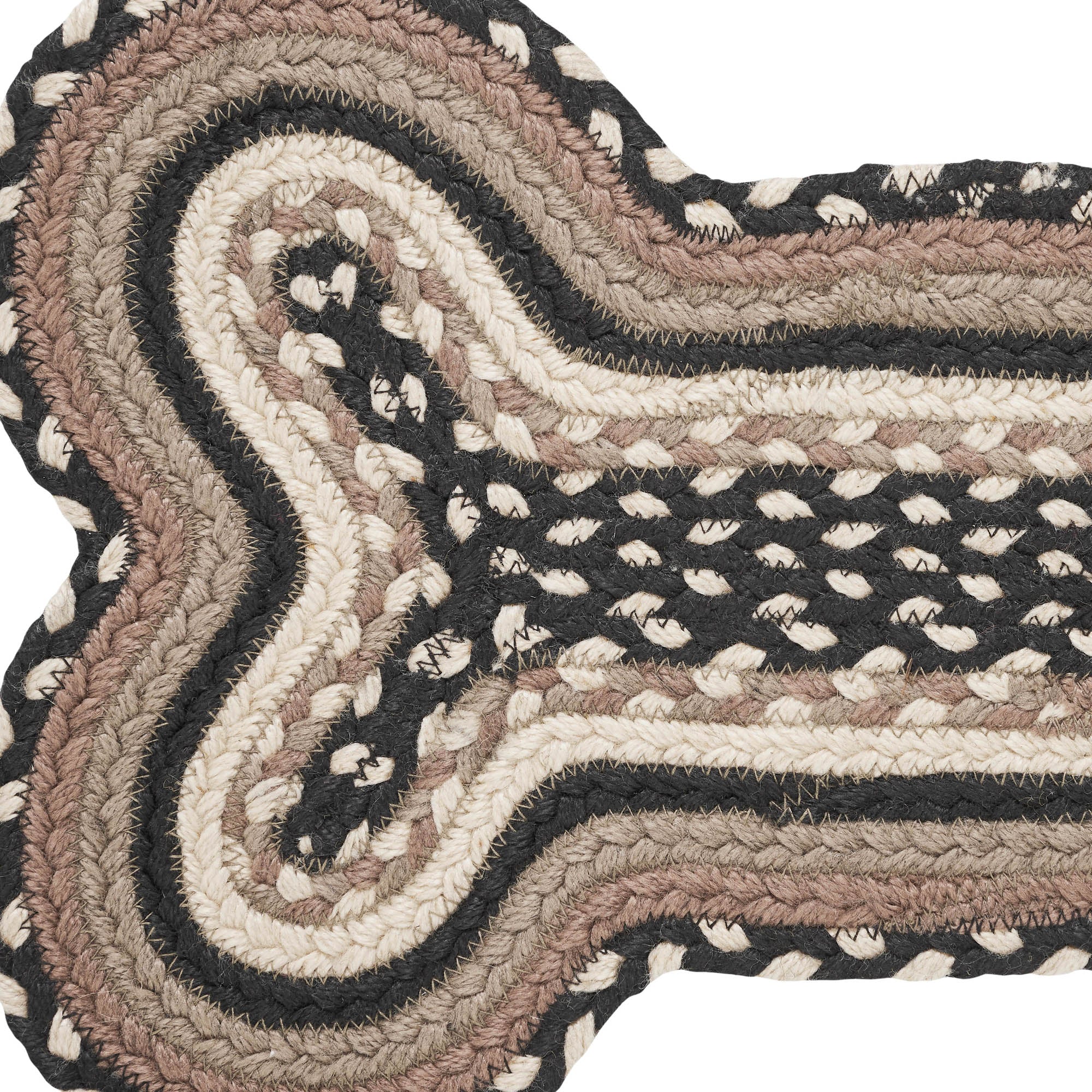 Sawyer Mill Charcoal Creme Indoor/Outdoor Medium Bone Rug - Image 2