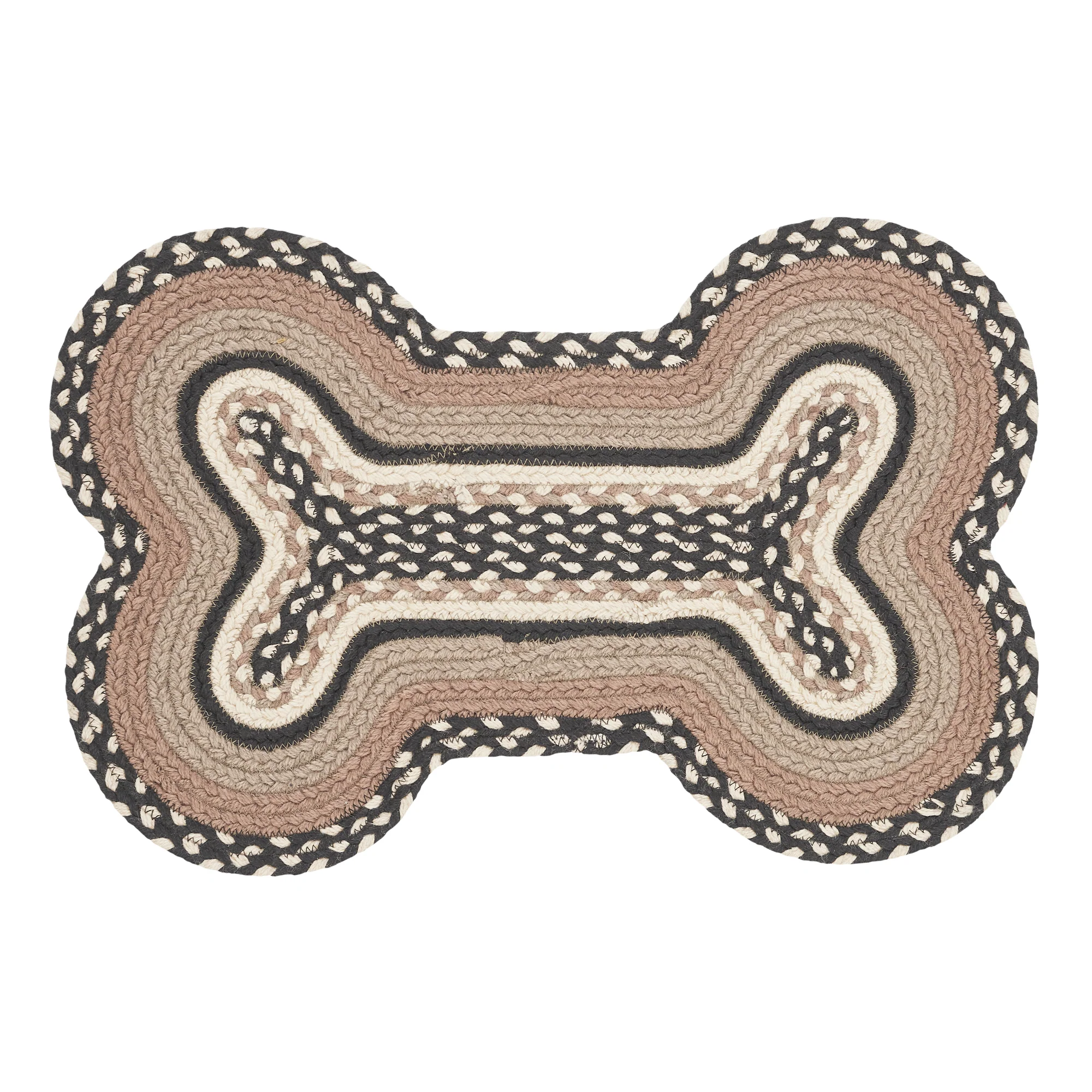 Sawyer Mill Charcoal Creme Indoor/Outdoor Medium Bone Rug - Image 4