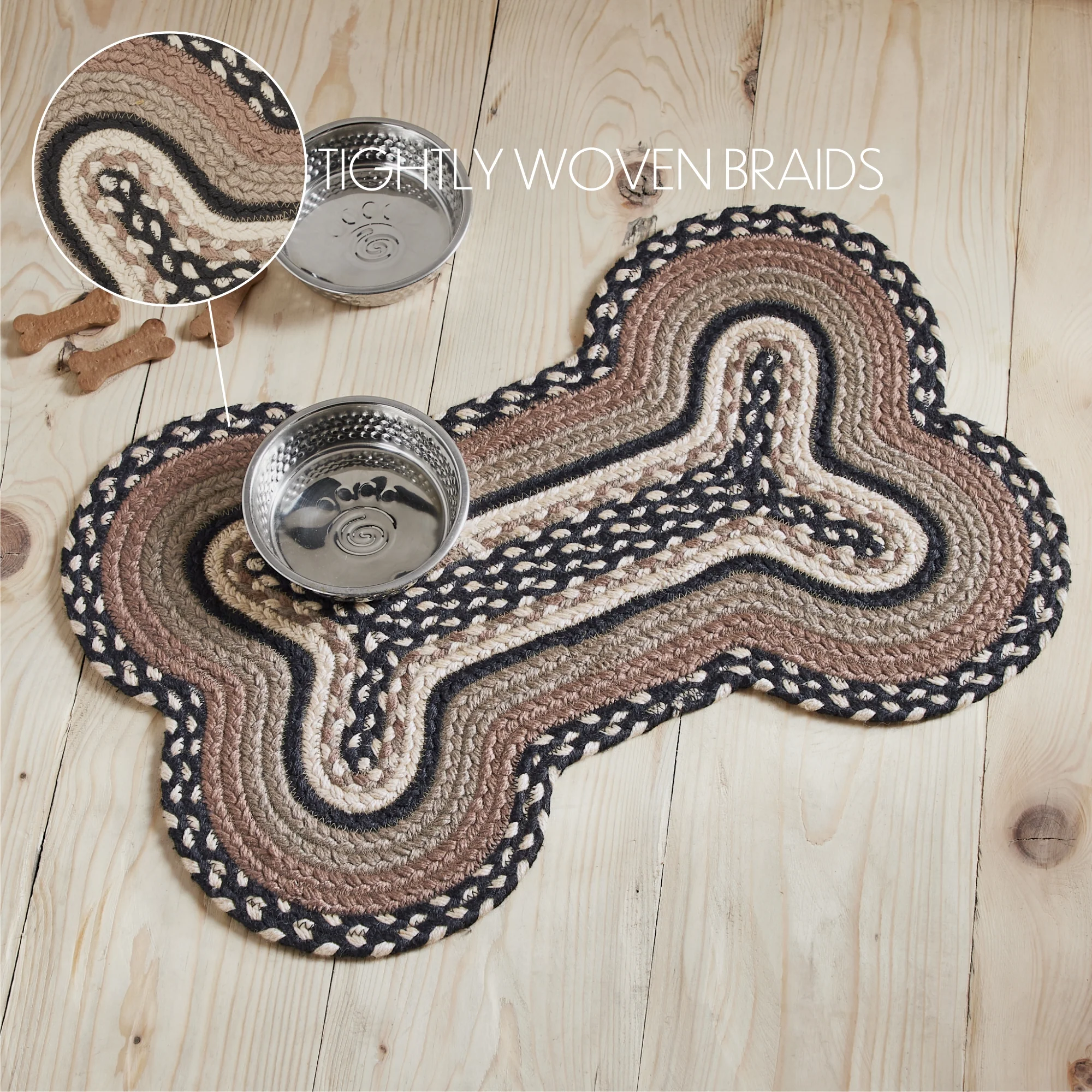 Sawyer Mill Charcoal Creme Indoor/Outdoor Medium Bone Rug - Image 6