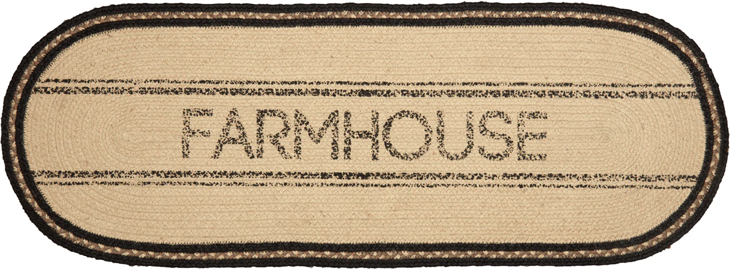 Sawyer Mill Farmhouse Jute Table Runner 13" x 36" - Image 4