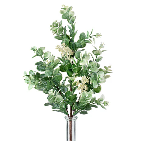 Seeded Baby Eucalyptus 19" Faux Foliage Spray