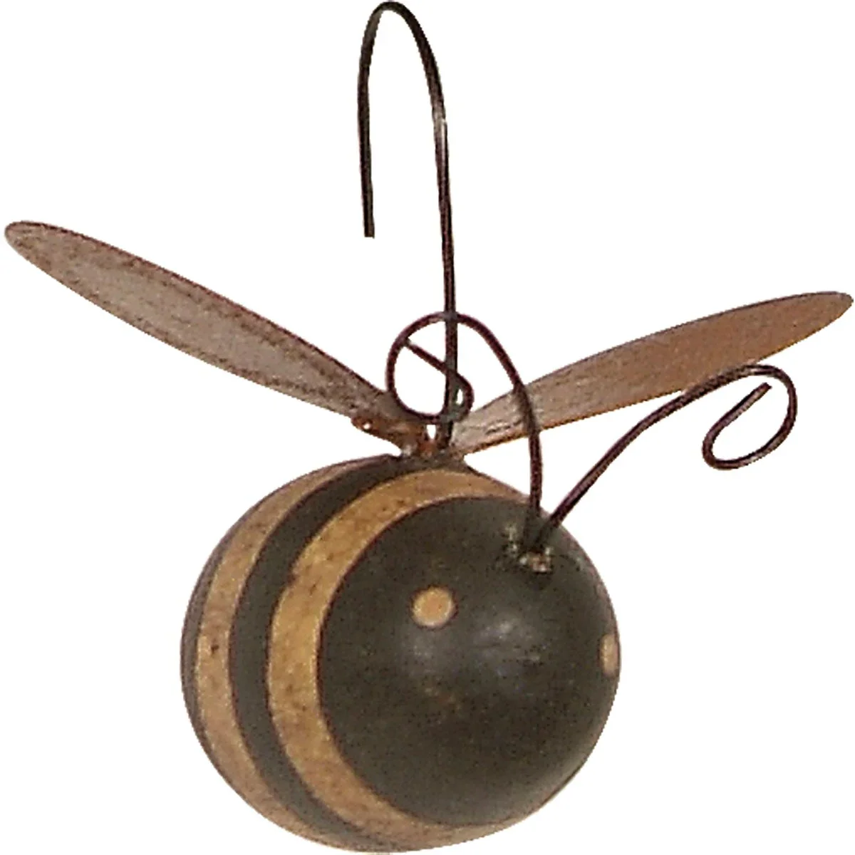 💙 Set of 12 Mini Wooden Bee Ornaments - Image 2