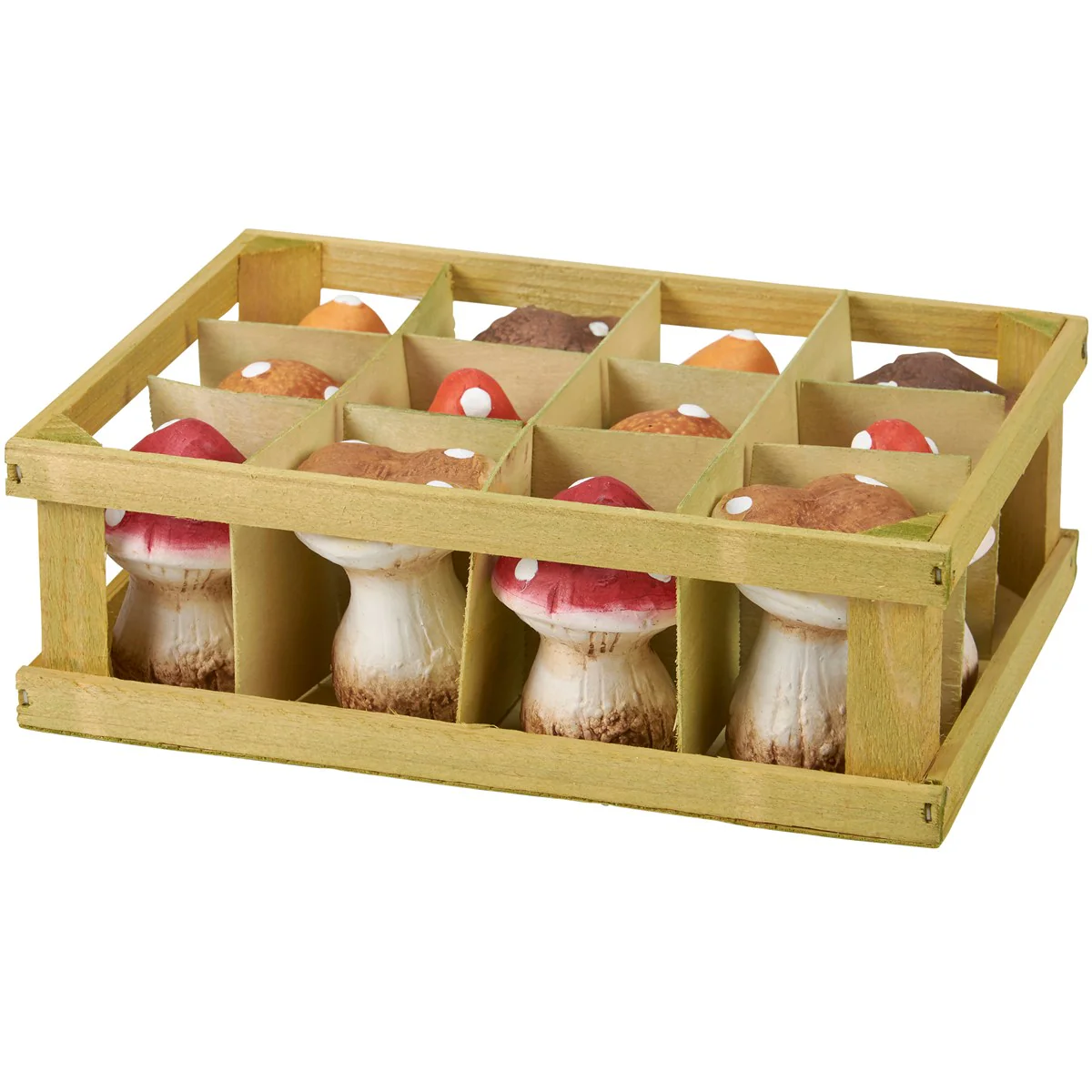 Set of 12 Small Mushrooms Figurines 2.75" H - Image 5