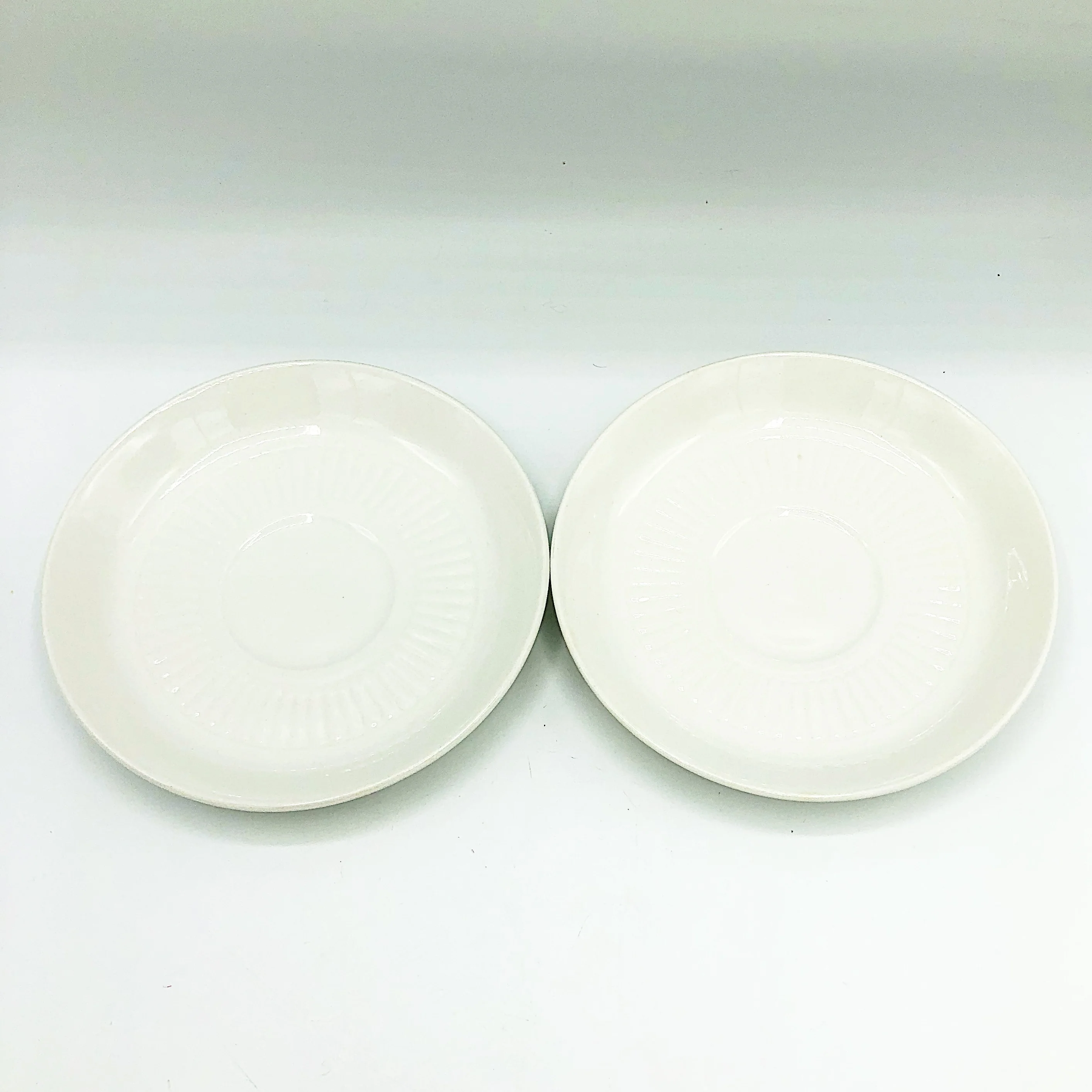 Set of 2 Adams China Empress White Cup & Saucer England - Image 3