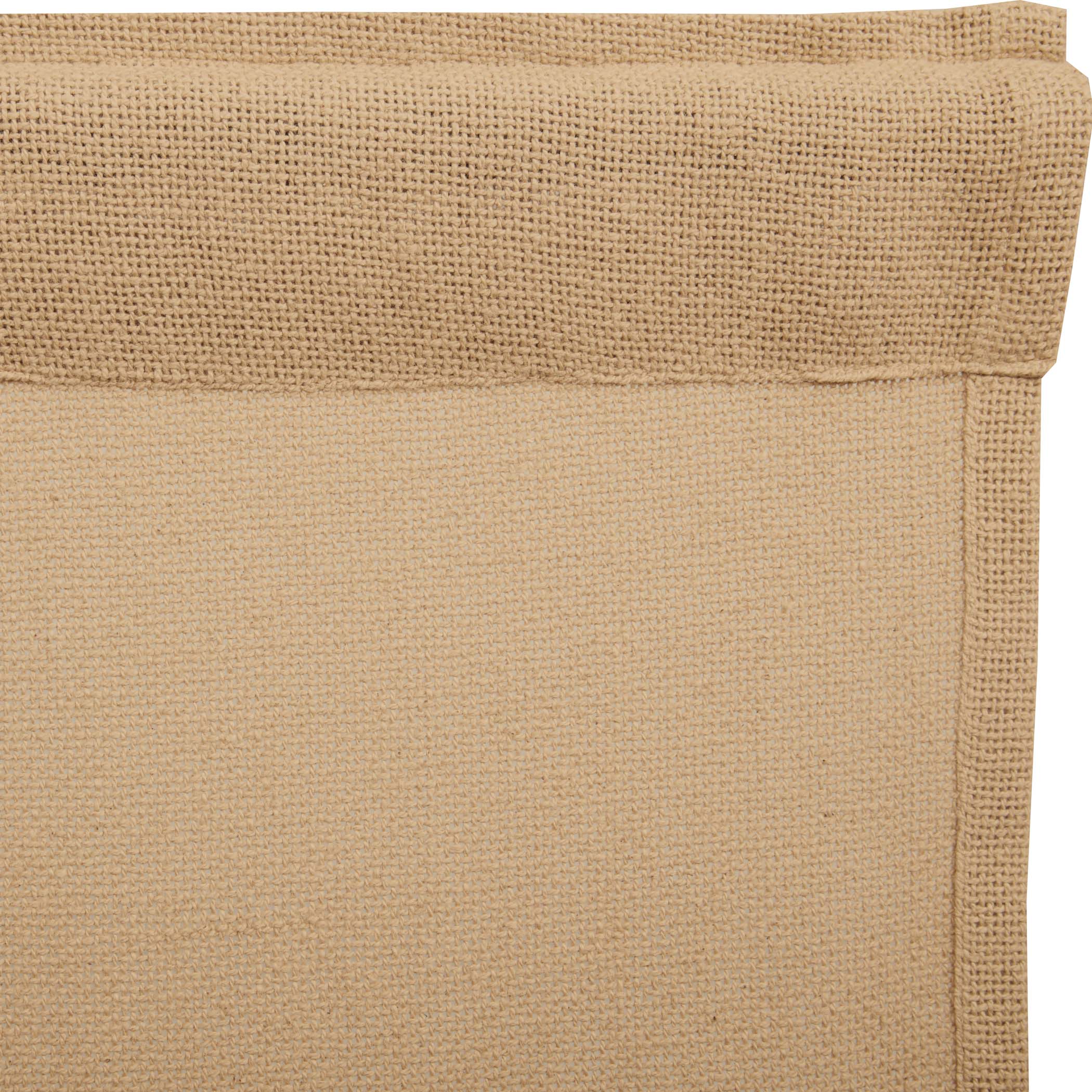 ๐ Set of 2 Burlap Natural Panel Curtains 84'' H x 40'' W - Image 6