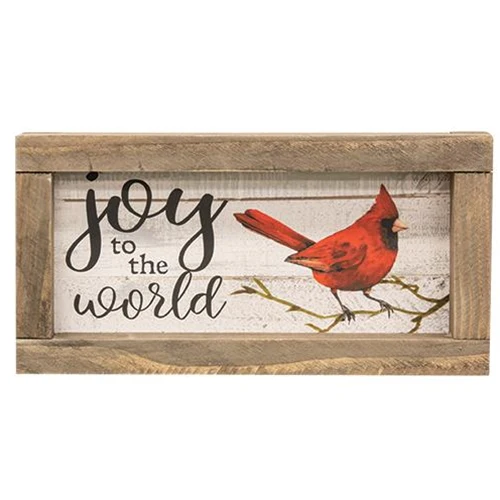 💙 Set of 2 Cardinal Signs Joy to the World Peace on Earth - Image 3