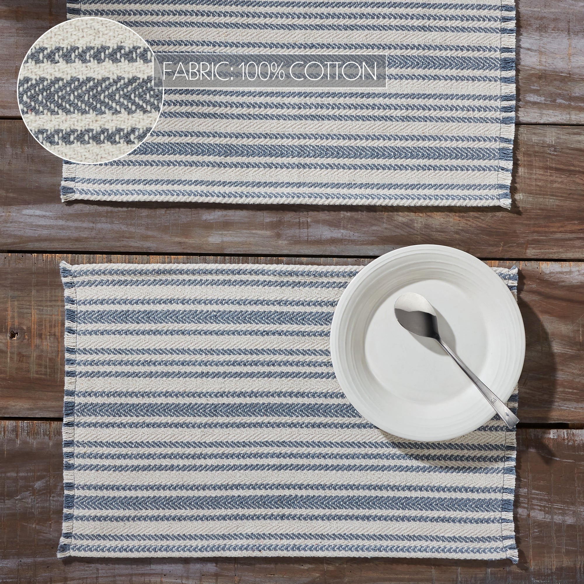 Set of 2 Finders Keepers Chevron Placemats - Image 4