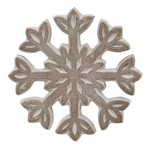 Set of 2 Fleur de Lis Snowflakes Cutout Decorations - Image 3