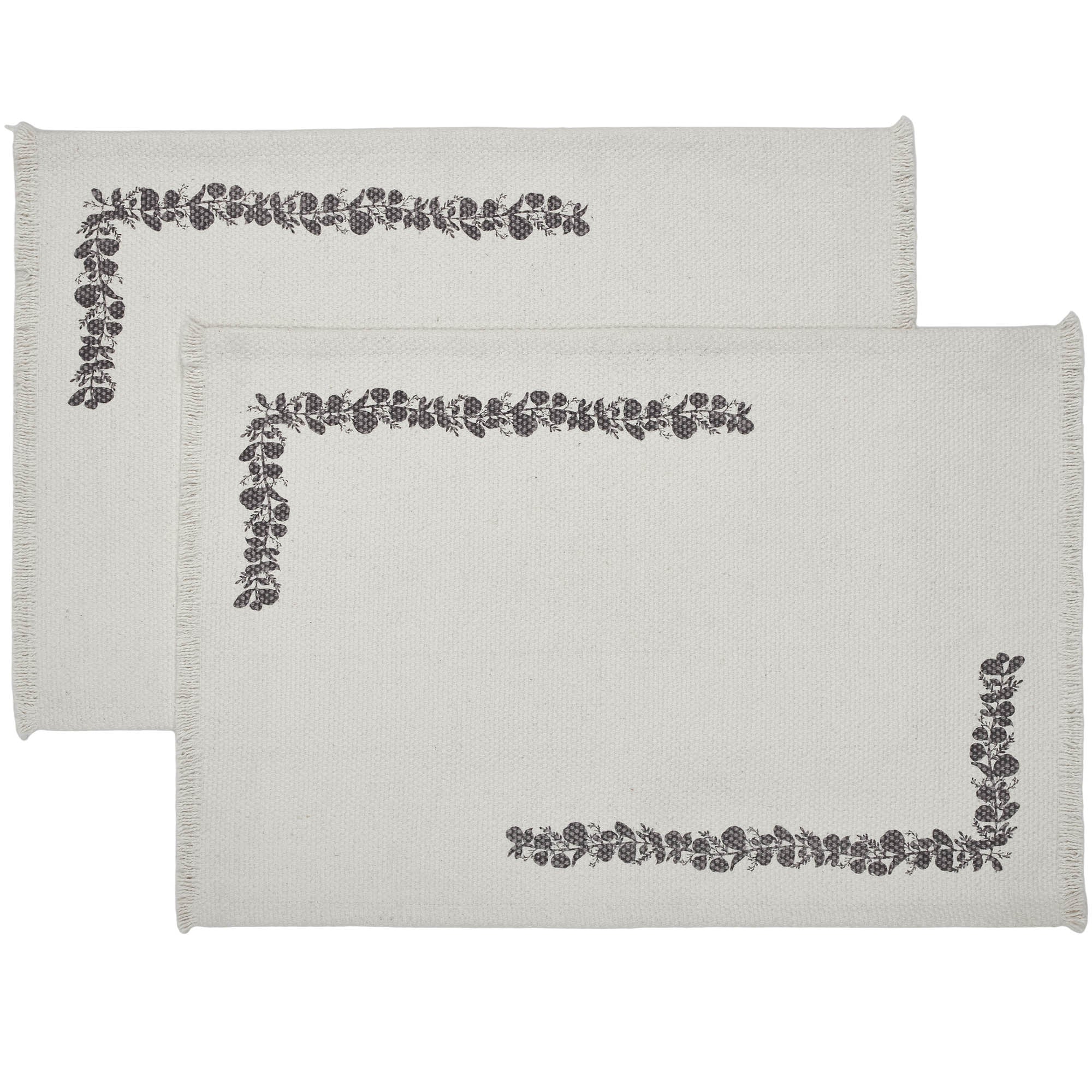 Set of 2 Grey Eucalyptus Placemats - Image 2