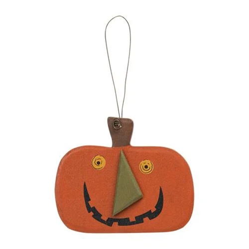 ๐ ๐ Set of 2 Happy Jack o Lantern Ornaments - Image 2