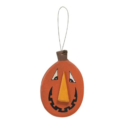 ๐ ๐ Set of 2 Happy Jack o Lantern Ornaments - Image 3