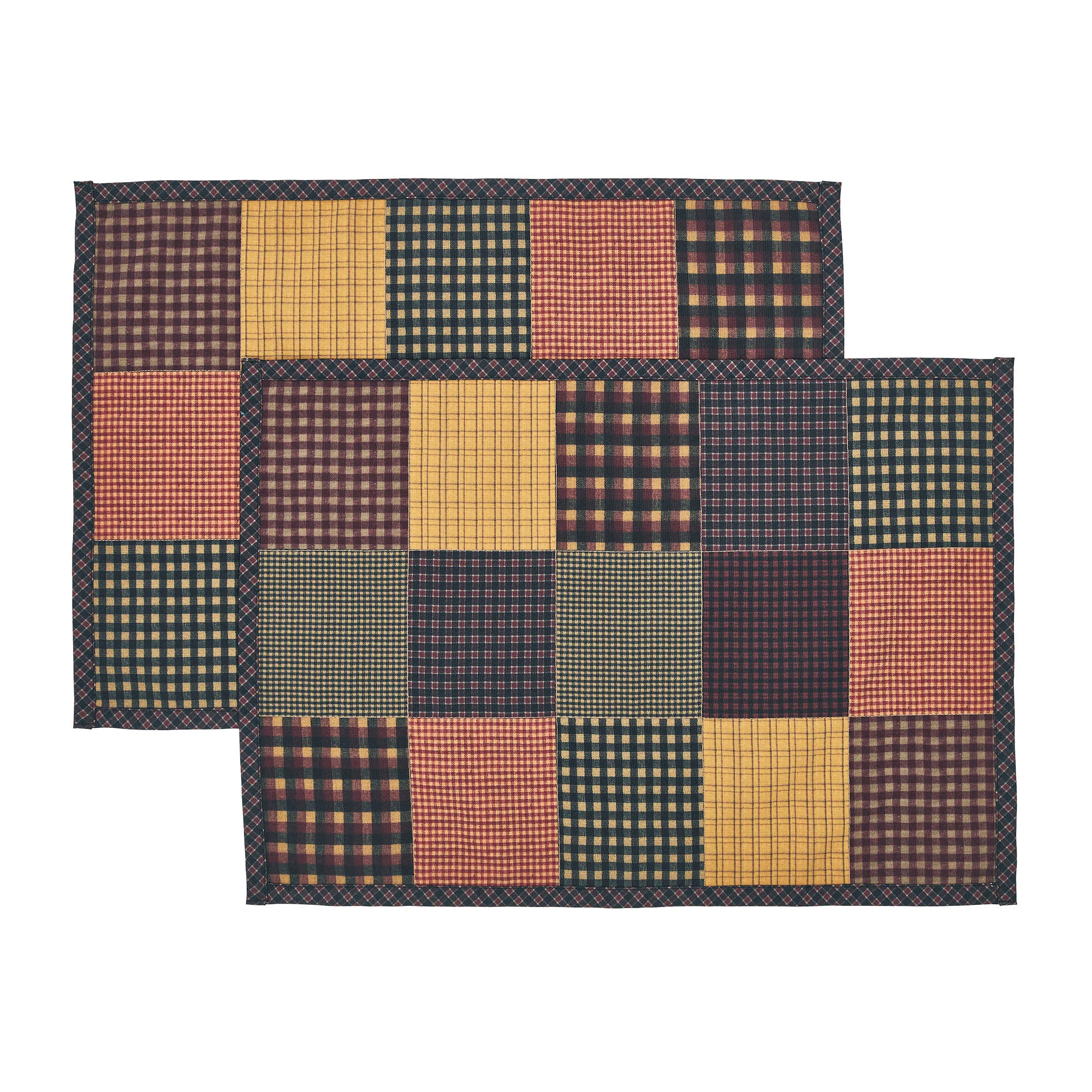 Set of 2 Heritage Farms Quilted Placemats - Image 3