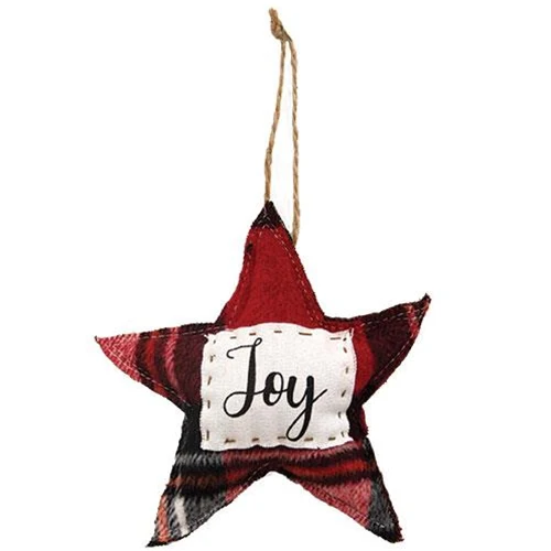 Set of 2 Joy Star & Peace Tree Ornaments - Image 3