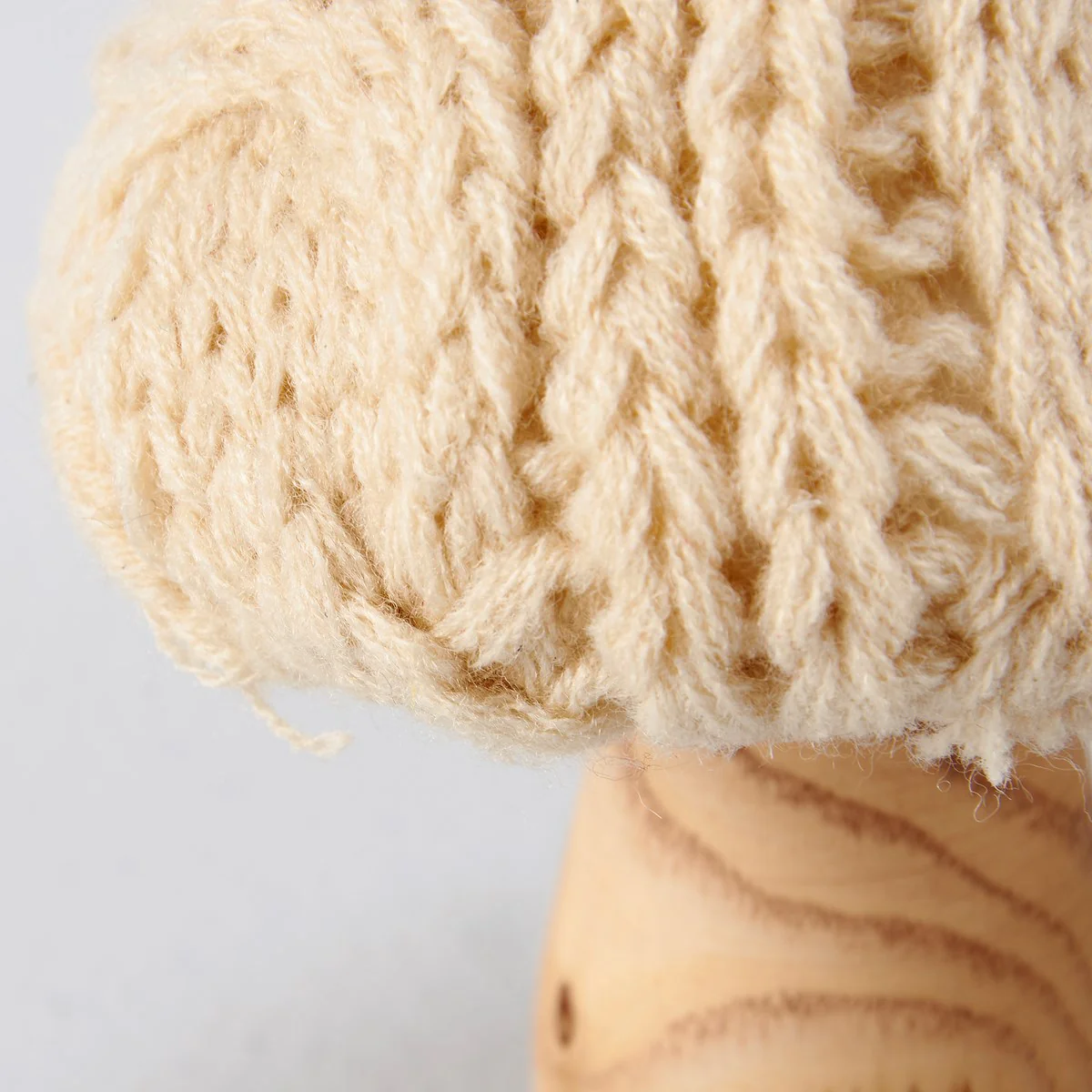 Set of 2 Knitted Mushrooms Sitter Figures - Image 6