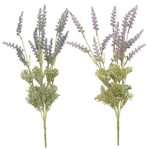 ๐ Surprise Me Sale ๐คญ ๐ Set of 2 Lavender Shades 20" Faux Floral Stem