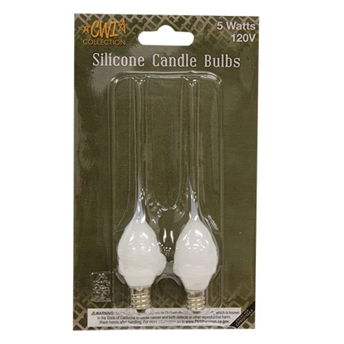 💙 Set of 2 Pearlized Silicone 5W Bulbs