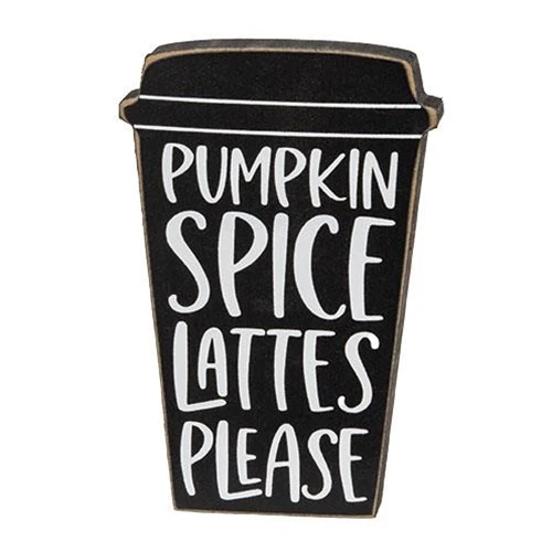 Set of 2 Pumpkins Leaves Box Sign and Pumpkin Spice Chunky Sitter Signs - Image 4