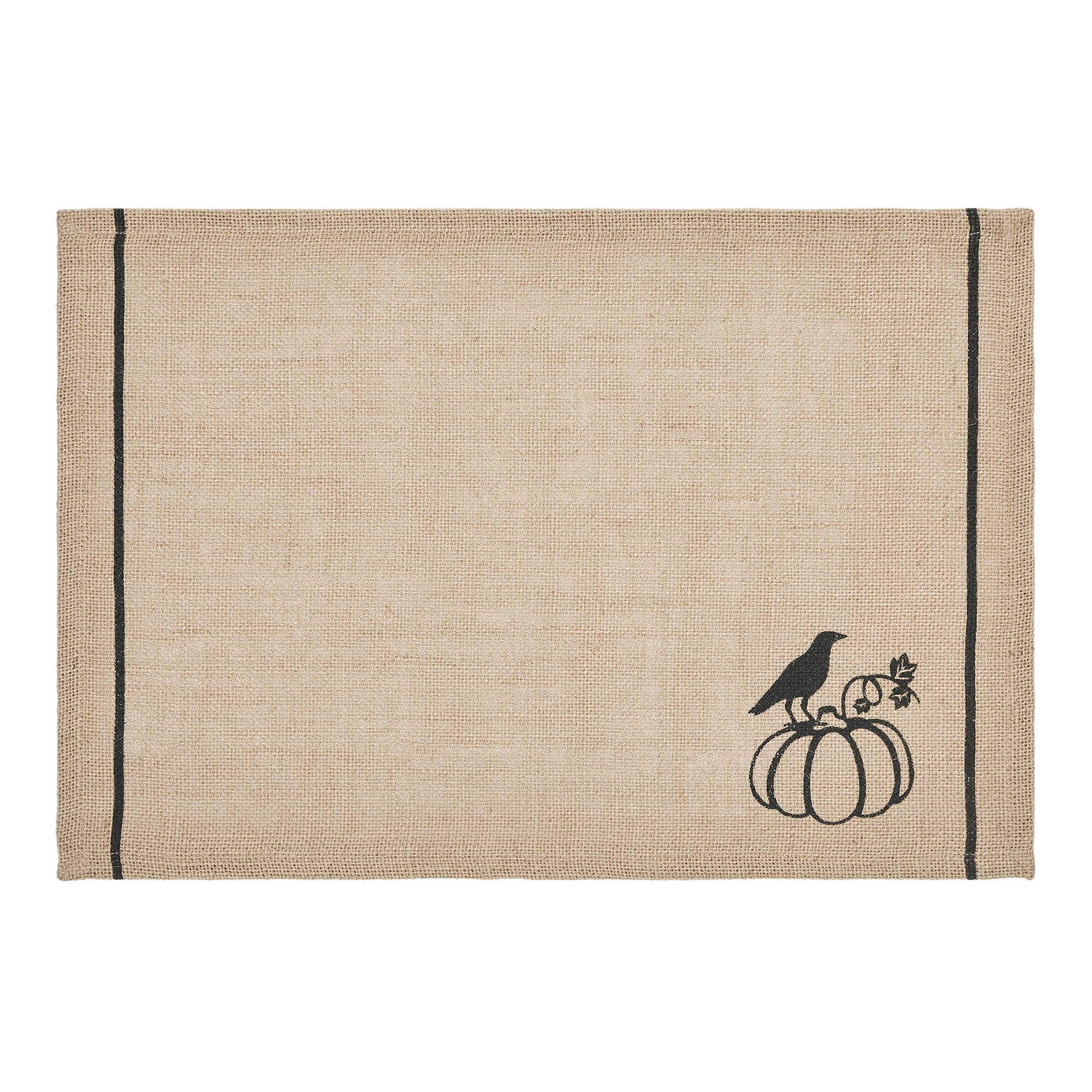 Set of 2 Raven Harvest Burlap Jute Placemat - Image 2