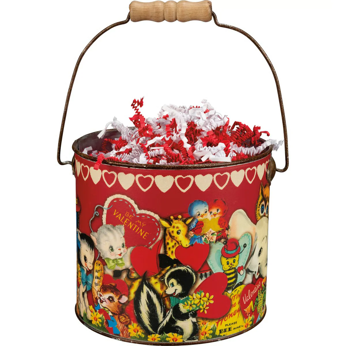DAY 8 ๐ 14 DAYS OF LOVE ๐ Set of 2 Retro Valentine Buckets - Image 3