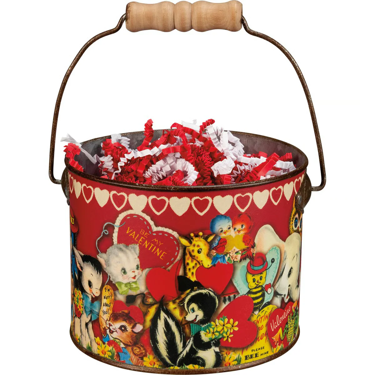DAY 8 ๐ 14 DAYS OF LOVE ๐ Set of 2 Retro Valentine Buckets - Image 4