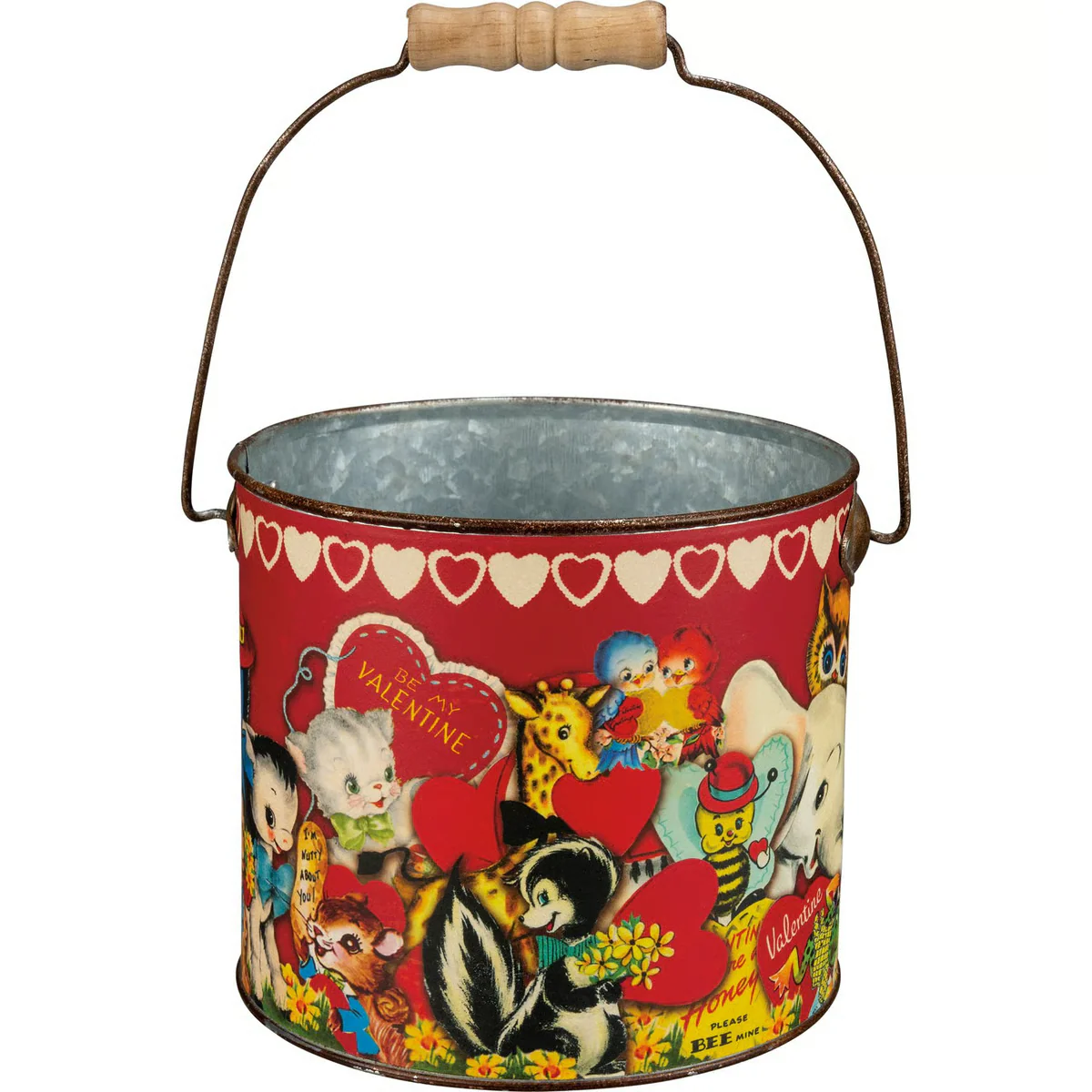 DAY 8 ๐ 14 DAYS OF LOVE ๐ Set of 2 Retro Valentine Buckets - Image 6