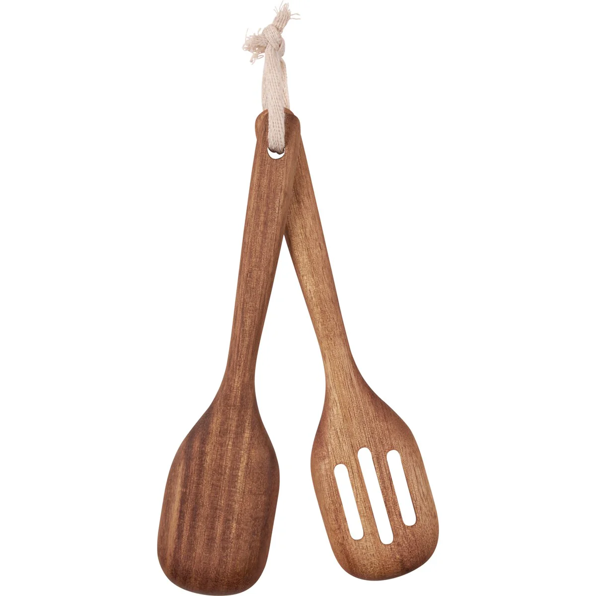๐ Set of 2 Simple Farm Wooden Spoon Set 8" - Image 5