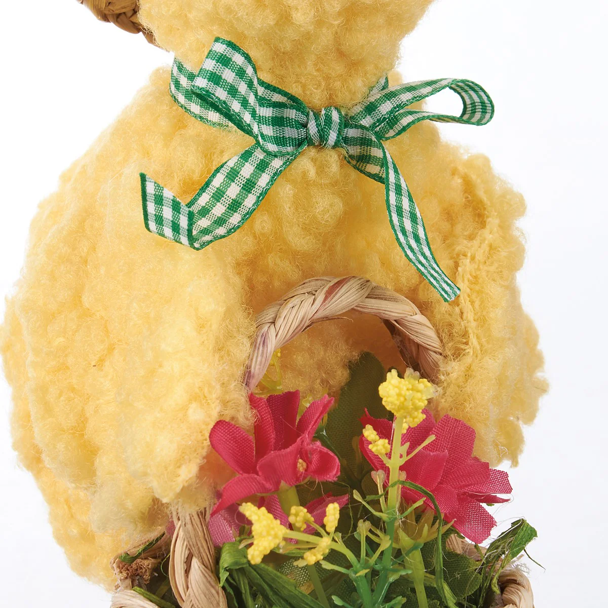Set of 2 Spring Chicks with Garden Basket and Flowers - Image 7