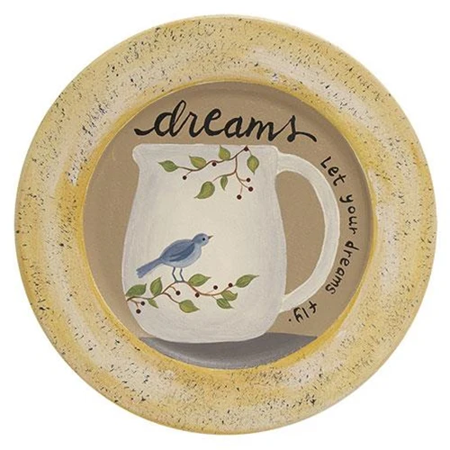💙 Set of 2 Trust and Dream Bluebird 8" Decorative Plates - Image 3