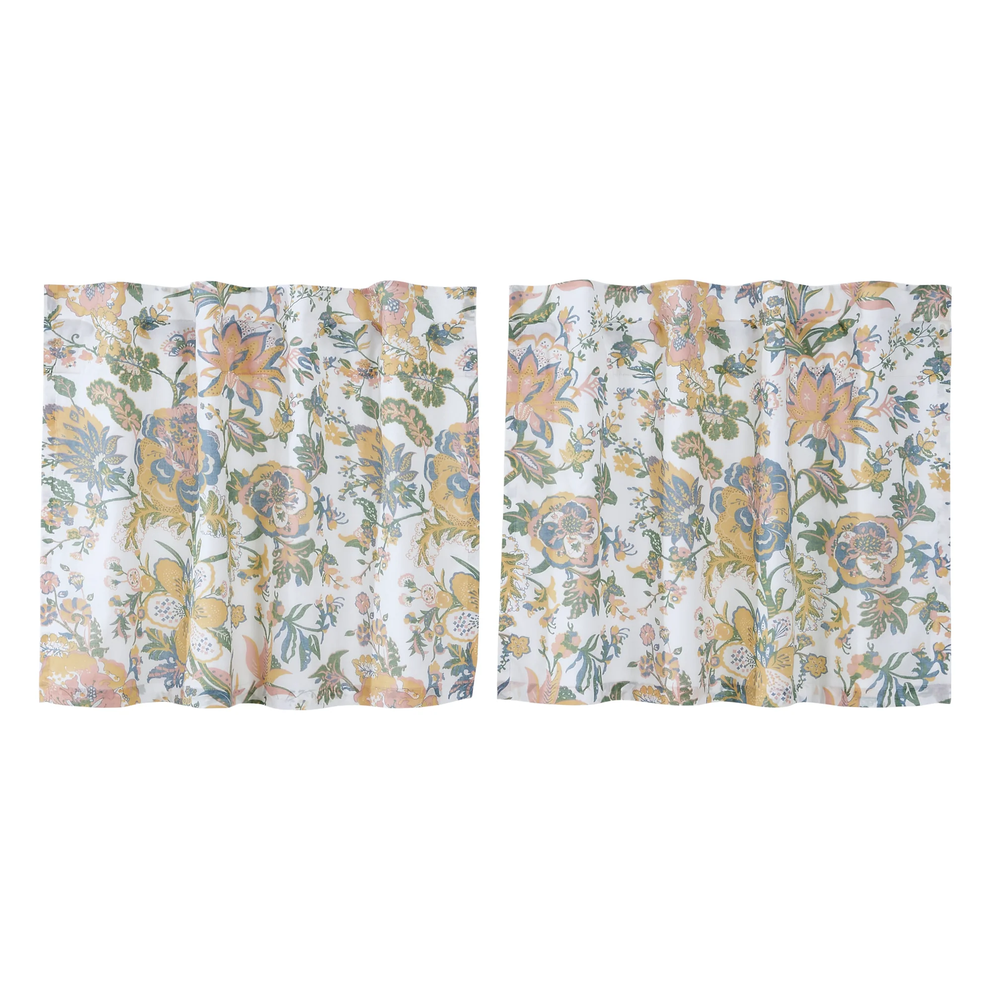 Set of 2 Wilder Floral Tier Curtains L24" x W36" - Image 2