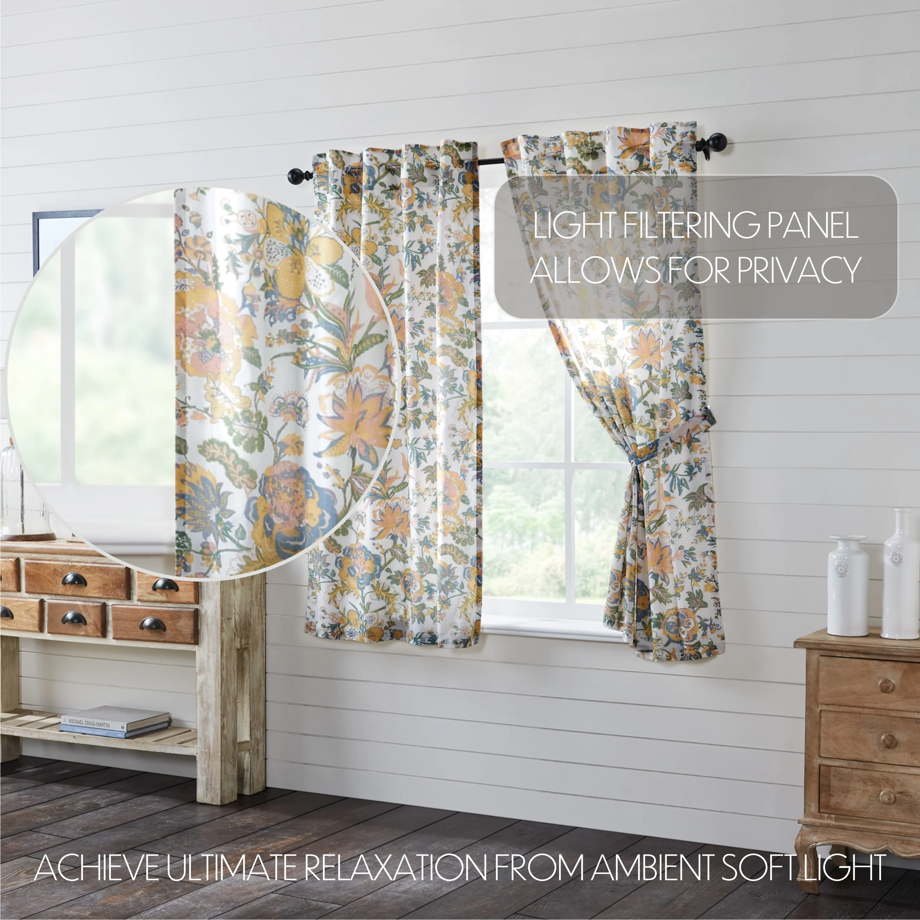 Set of 2 Wilder Short Panel Curtains 63" x 36" - Image 5