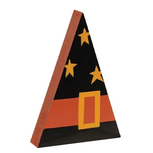 Set of 2 Witch Hat & Candy Corn Chunky Sitters - Image 3