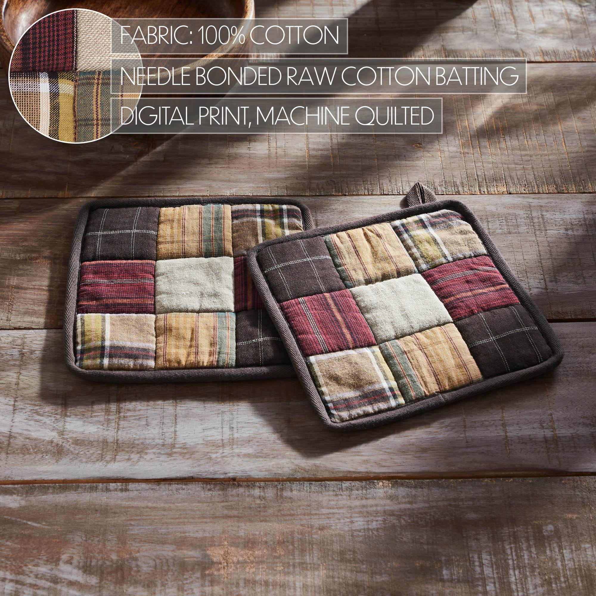 Set of 2 Wyatt Pot Holders - Image 3