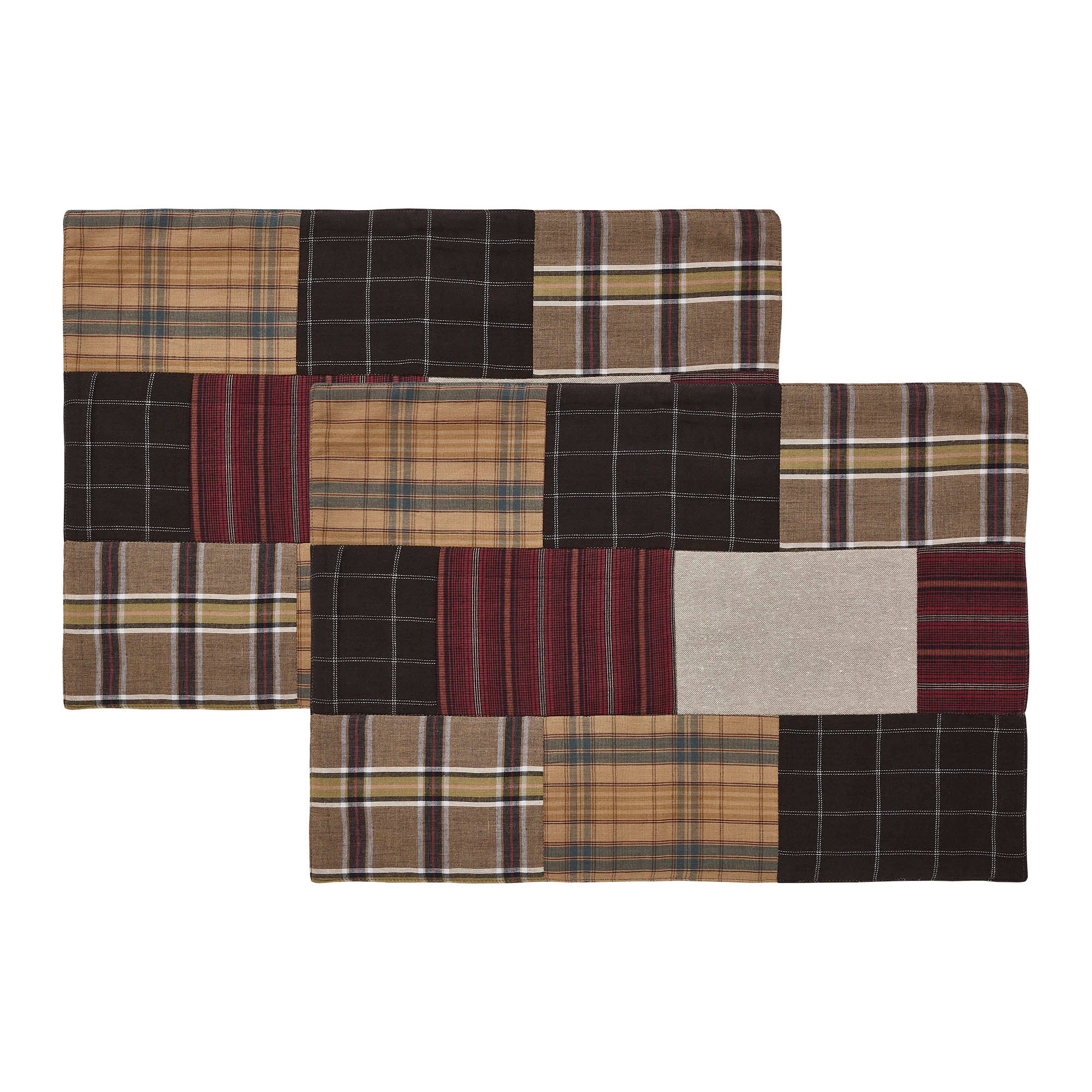 Set of 2 Wyatt Quilted Placemats - Image 3
