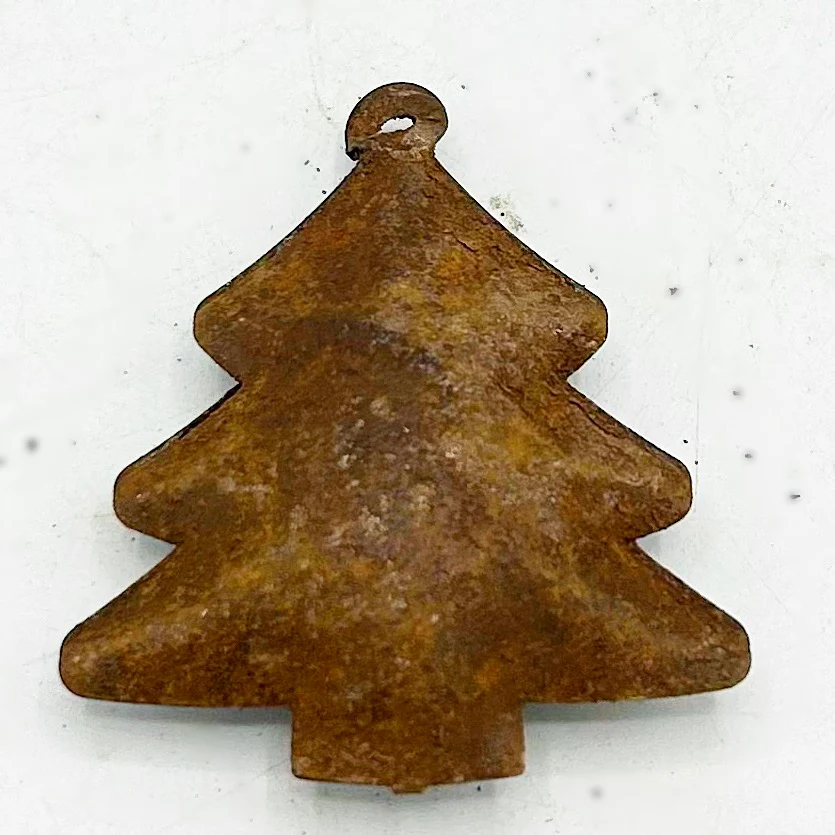 Set of 20 Rusty Tree Shaped Bells 2" H - Image 3